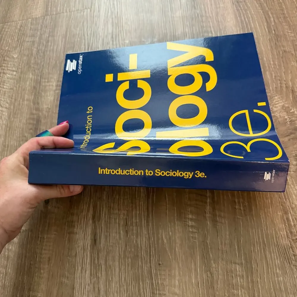 OpenStax‎ Sociology 3e 3rd Edition Textbook ISBN 9781711493985